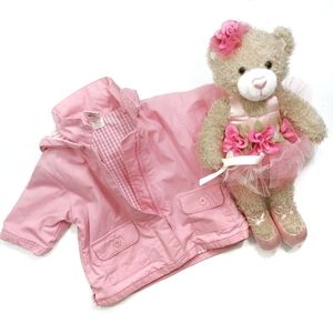 Baby Gap Pink Coat Removable Hood Size 0-3 Months